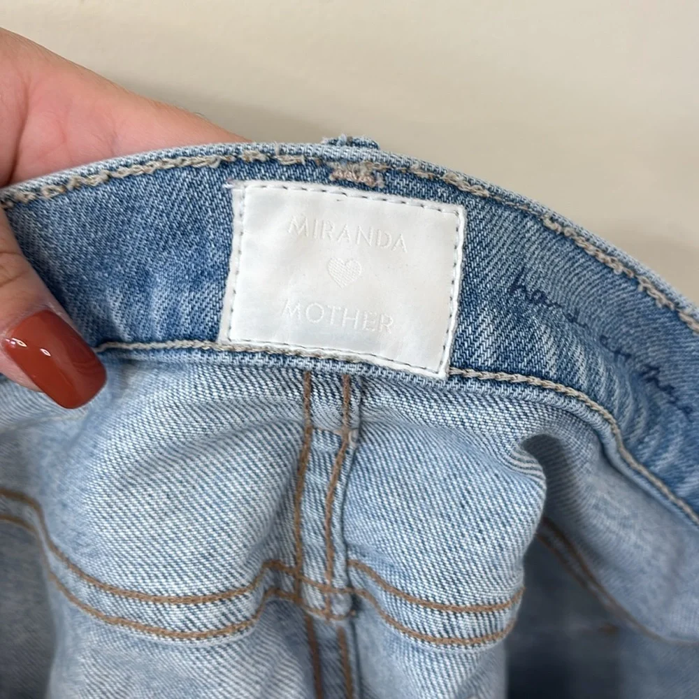 Mother x Miranda Kerr Easy Does It Cut Off Short Thanks for Everything Size 26 - Picture 7 of 11